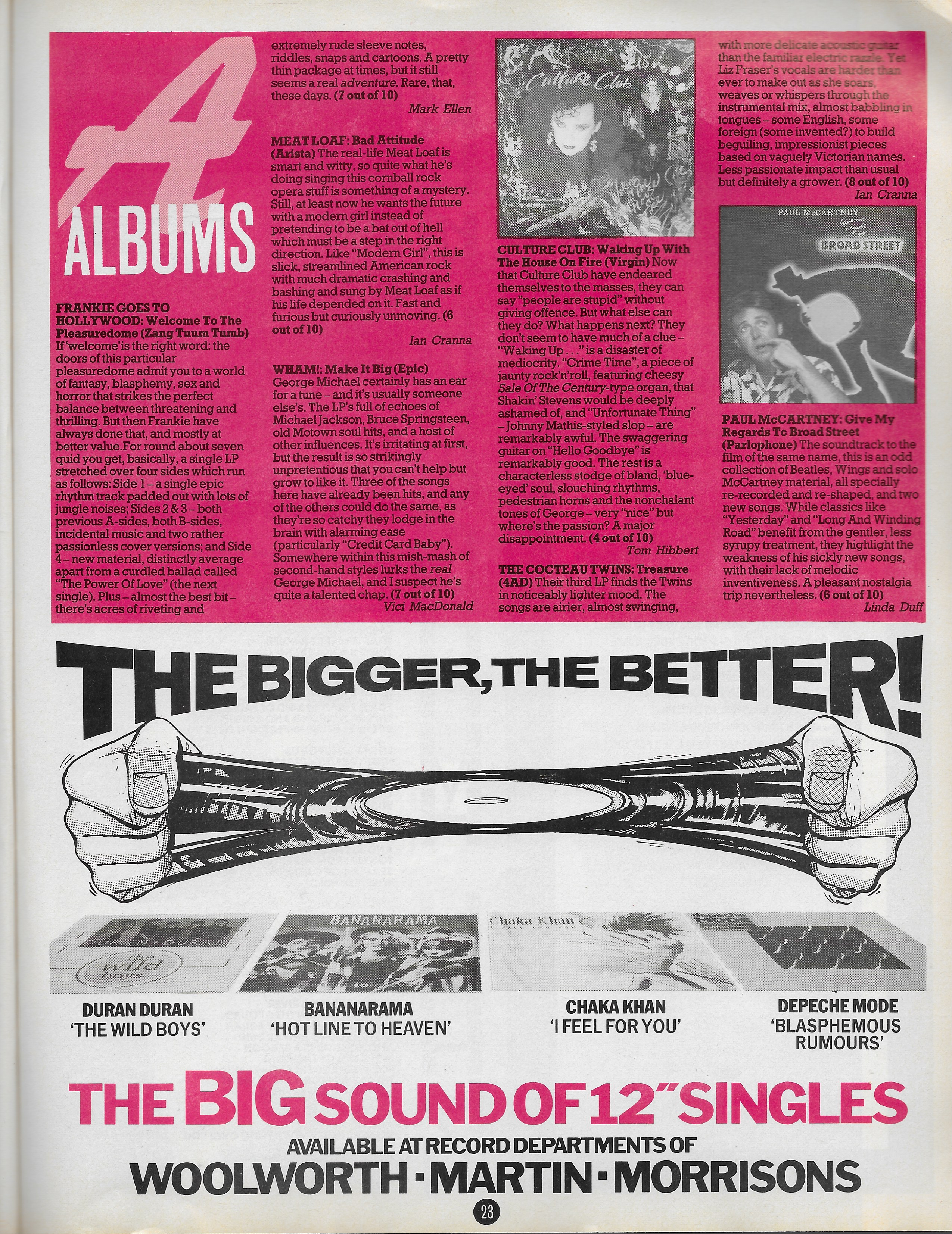 Smash hits, United Kingdom